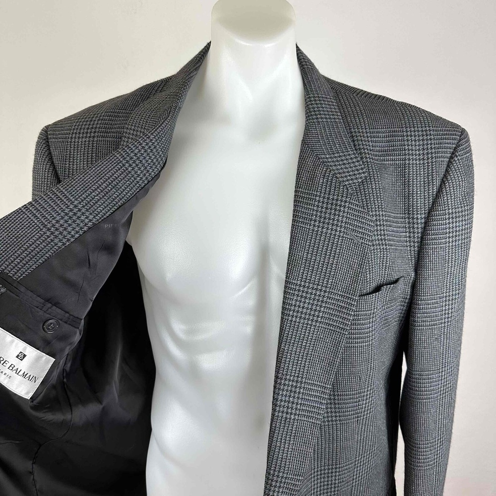 Balmain Silk Sport Jacket w/ Multicolored Accents Size XXL
